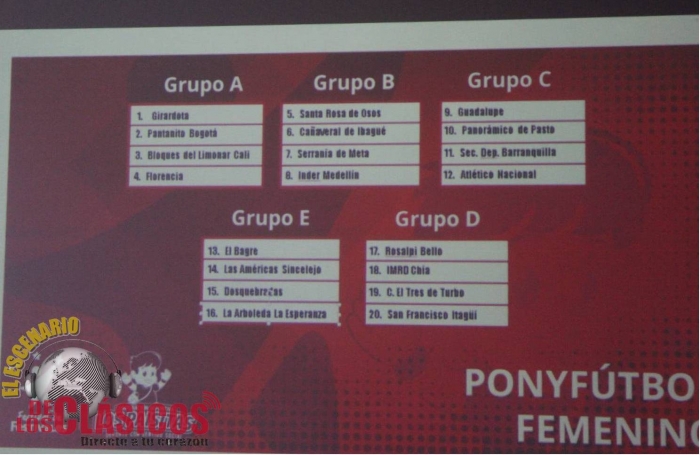 Sorteo del Pony Fútbol