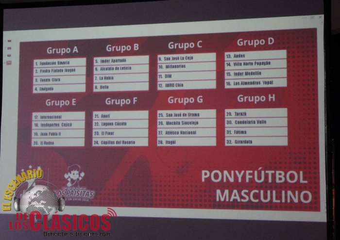 Sorteo del Pony Fútbol