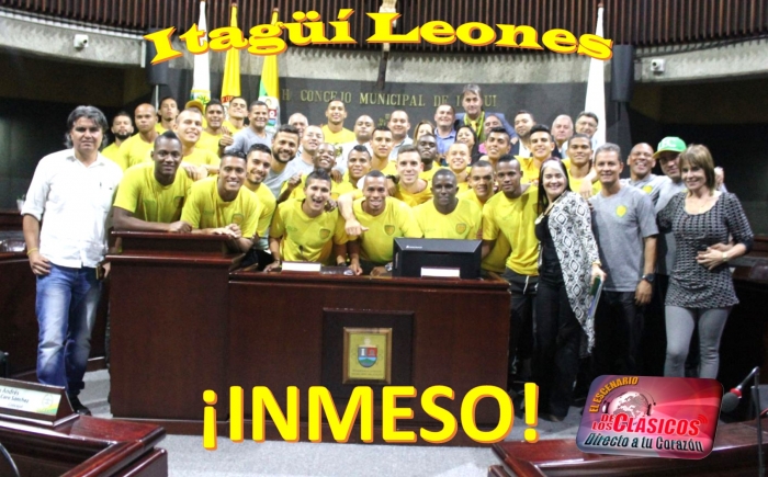Reconocimiento a Leones F.C en el Concejo Municipal de Itagüí