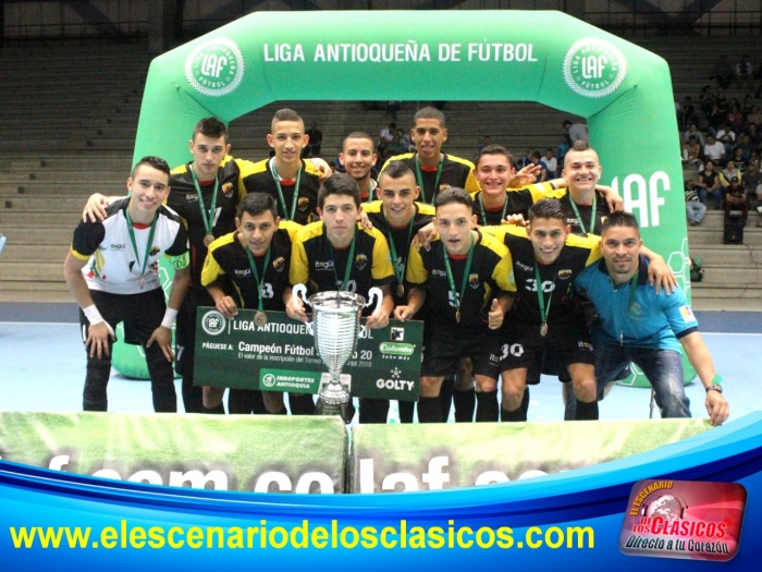 Itagüí Campeón en futsala sub 20 de liga