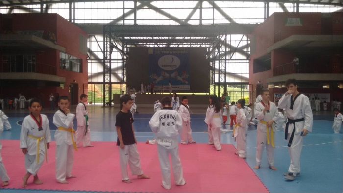 El XI° Festival infantil de Taekwondo se realizó en el Cubo